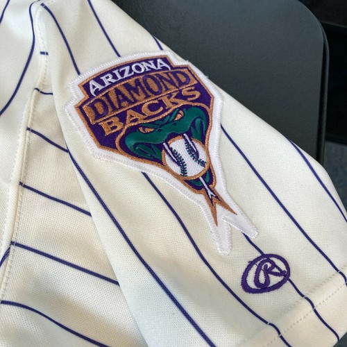 Curt Schilling Signed Authentic 2001 Arizona Diamondbacks Game Issued Jersey JSA - Picture 7 of 10