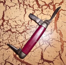 Rare Vintage Marshall Wells Zenith Co 3-Blade Knife.