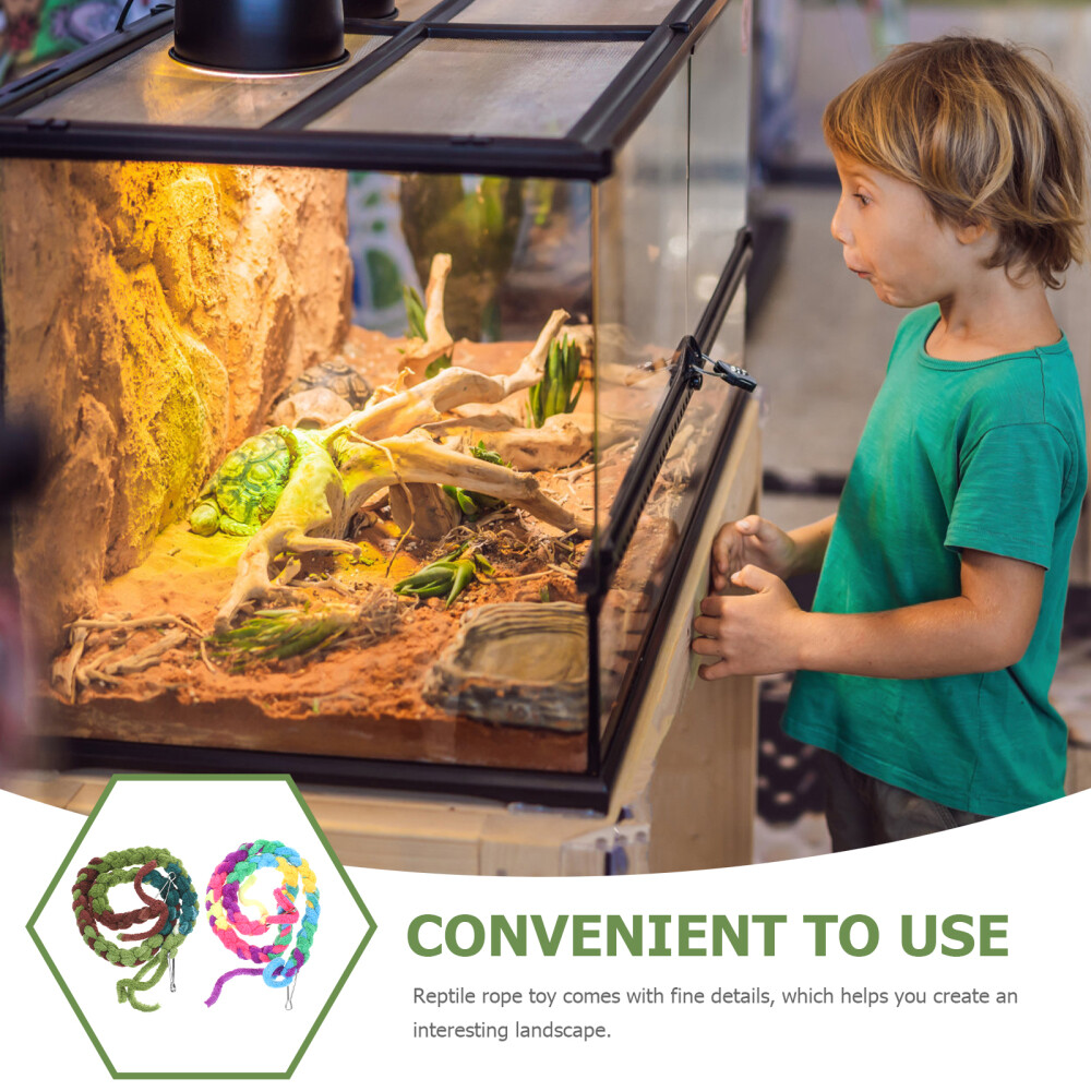 2 Pcs Bearded Dragon Tank Accessories Terrarium Animal eBay