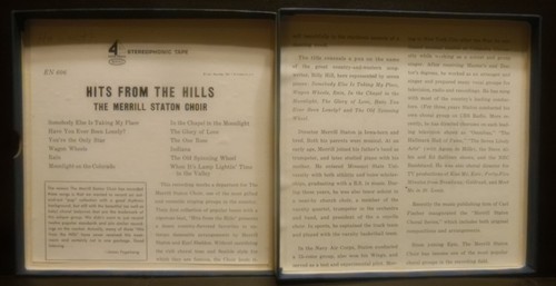 Hits From The Hills The Merrill Staton Choir 4 Track 7 1/2 IPS Reel Leader Tape - Picture 6 of 6