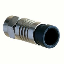 10 - Coax RG6 Compression Connector -Fast Free Same Day Shipping- USA Seller