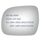 Mirror Glass+Adhesive for 2004-2009 Lexus RX330 RX350 Driver Left Side LH 4109