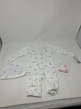 Carter's Baby 3-Piece Little Animal Set Size3m PJ's, Cap,  Socks