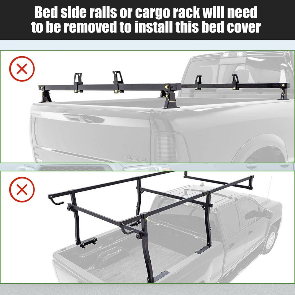 6.5FT Roll Up Truck Bed Soft Tonneau Cover For 200713 Toyota Tundra