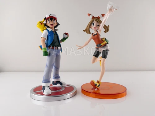 Kotobukiya ARTFX J Pokemon Resin GK Whale Studio Ash + Pikachu 1/8 scale TCG