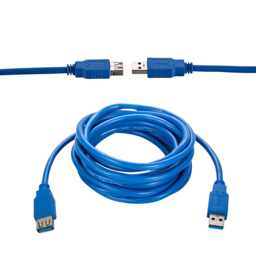 USB 3.0 Extension Cable Type A Male to A Female Extender Cord HIGH SPEED LOT - Picture 1 of 3