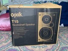 PairT15 Polk Audio 2-Way Indoor Bookshelf Speaker in Black