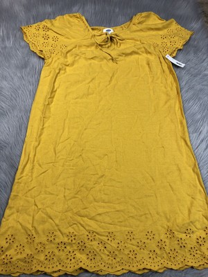 old navy mustard dress