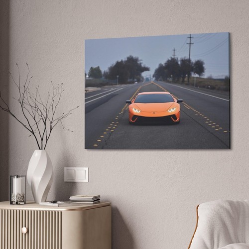 Lamborghini Huracan High Resolution Museum Quality Horizontal Canvas Print #010 - Picture 2 of 10