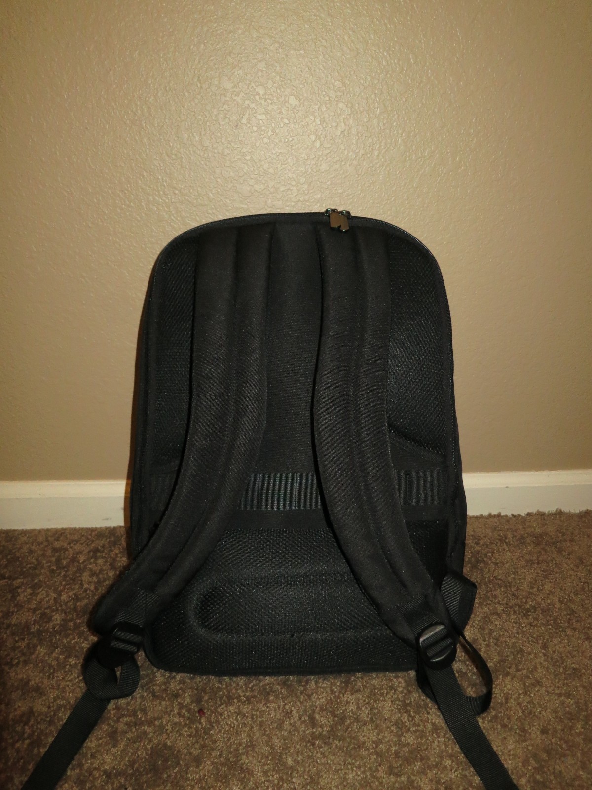 Black Bronze Times Laptop Backpack with Charging Port