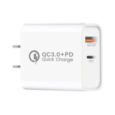 US 2 Port Fast Quick Charge QC 3.0 USB Hub Wall Home Charger Power Adapter Lot