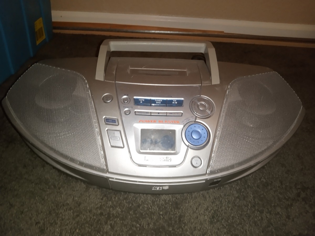 Panasonic RX-ES25 Radio Cassette CD Boombox Power Blaster w