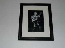 Framed Ozzy Osbourne Randy Rhoads 1981 on stage Black Sabbath 14"x17"