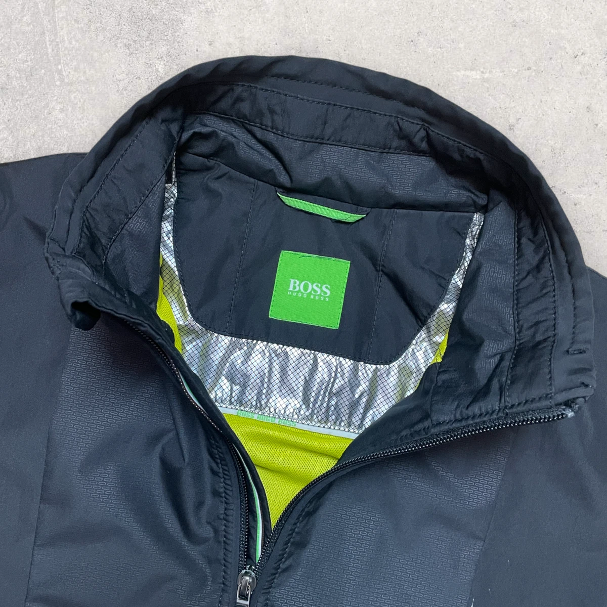Hugo boss green jacket sale hotsell