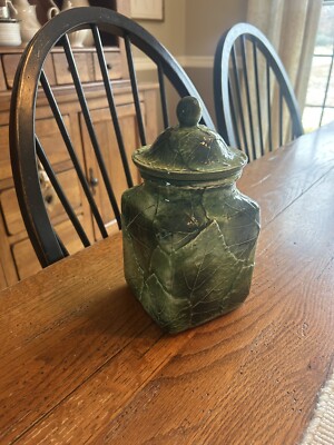 Vietri Foglia Fresca Canister