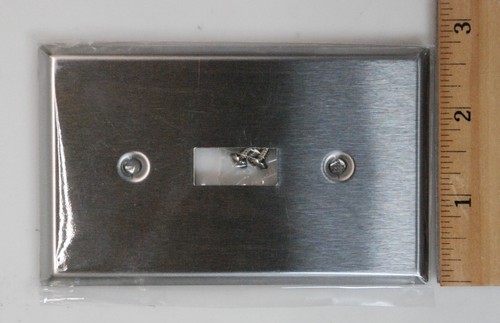 10 Pack Enerlites 7711-10P-UF Stainless Steel Wallplate For Toggle Switch - Picture 6 of 6