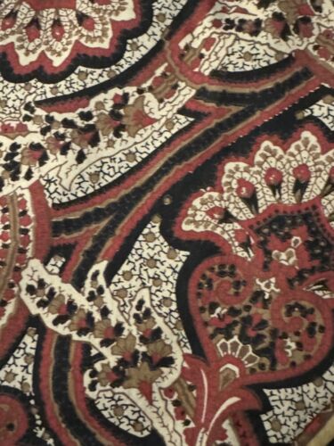Williams-Sonoma Harvest Autumn Paisley Tablecloth 70 Round New VTG 2005 - Picture 2 of 3