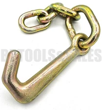 J-Hook with 3/8" Chain G70 Grip Auto Body Dent Puller repair Clamp