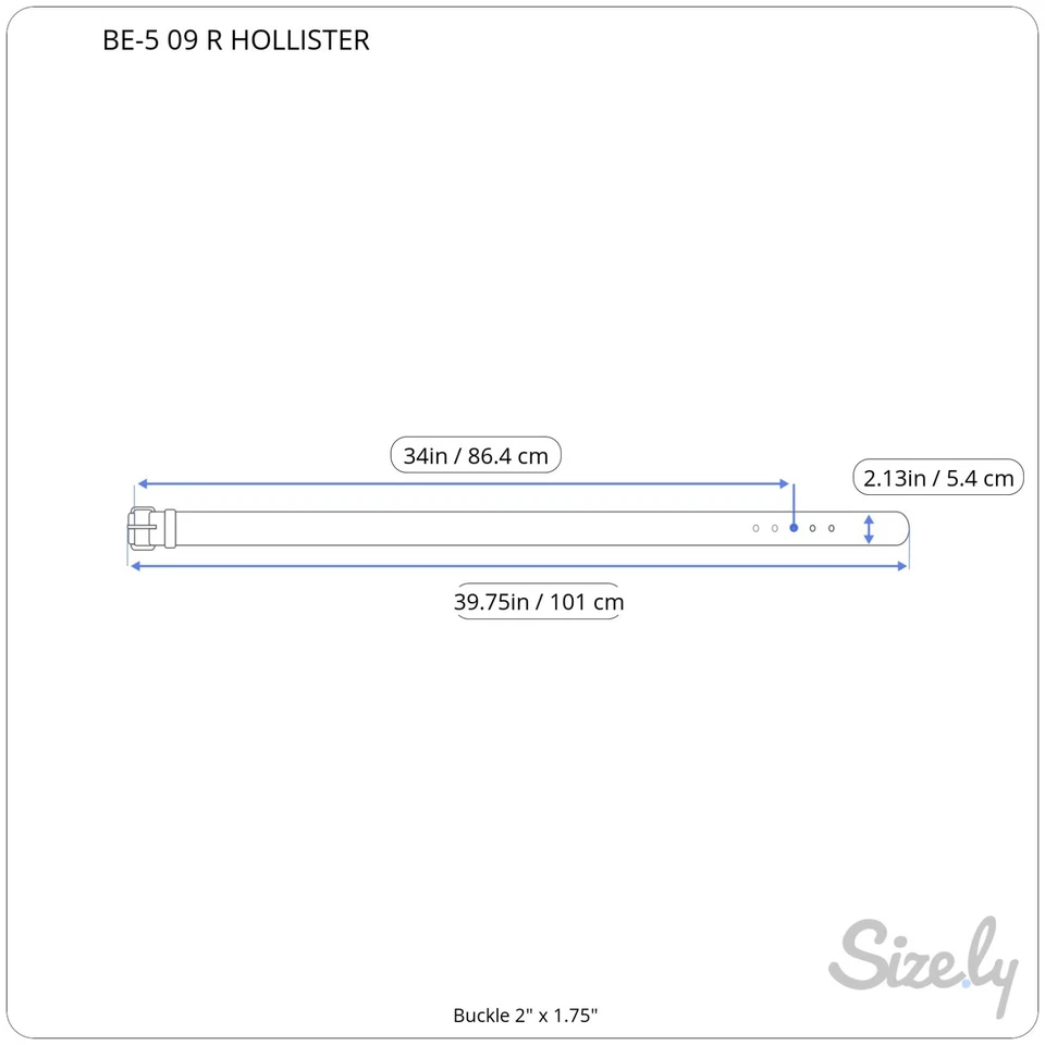 Cinturón HOLLISTER Talla 34 S/M Marrón Tejido Cuero Genuino Tachonado Ancho Moda Boho Foto 2 de 4