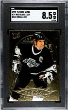 95-96 Fleer Ultra GOLD MEDALLION Card # 74 WAYNE GRETZKY GRADED 8.5 NMMINT+ RARE