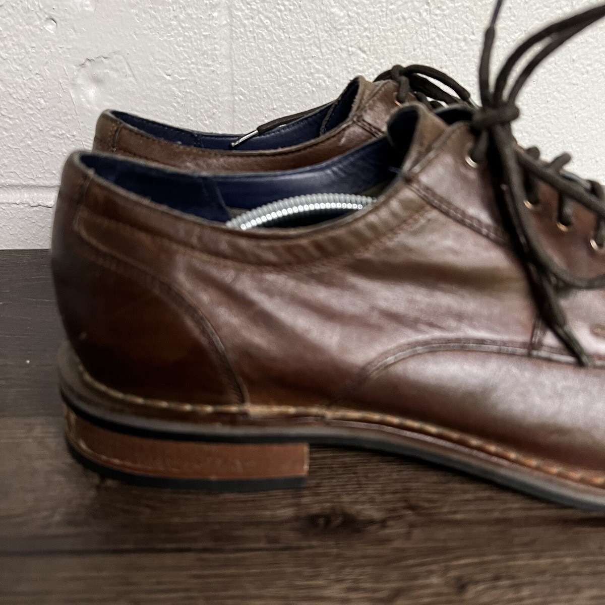 Cole Haan Mens Oxford Dress Shoes Brown Round Toe Lace Up Low Top 12 M Men main image 3