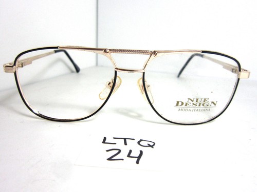 De Colección 80s nue Diseño 2287 Aviator Sol Montura De Gafas Moda Italiana  Oro (ltq-24) | eBay
