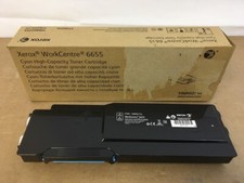 Xerox High Capacity Cyan Toner Cartridge WorkCentre 6655 106R02744