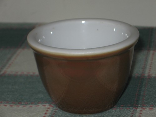 Fraunfelter China, Ohio Brown Luster 4oz Custard Cup Number 11 - Picture 2 of 8