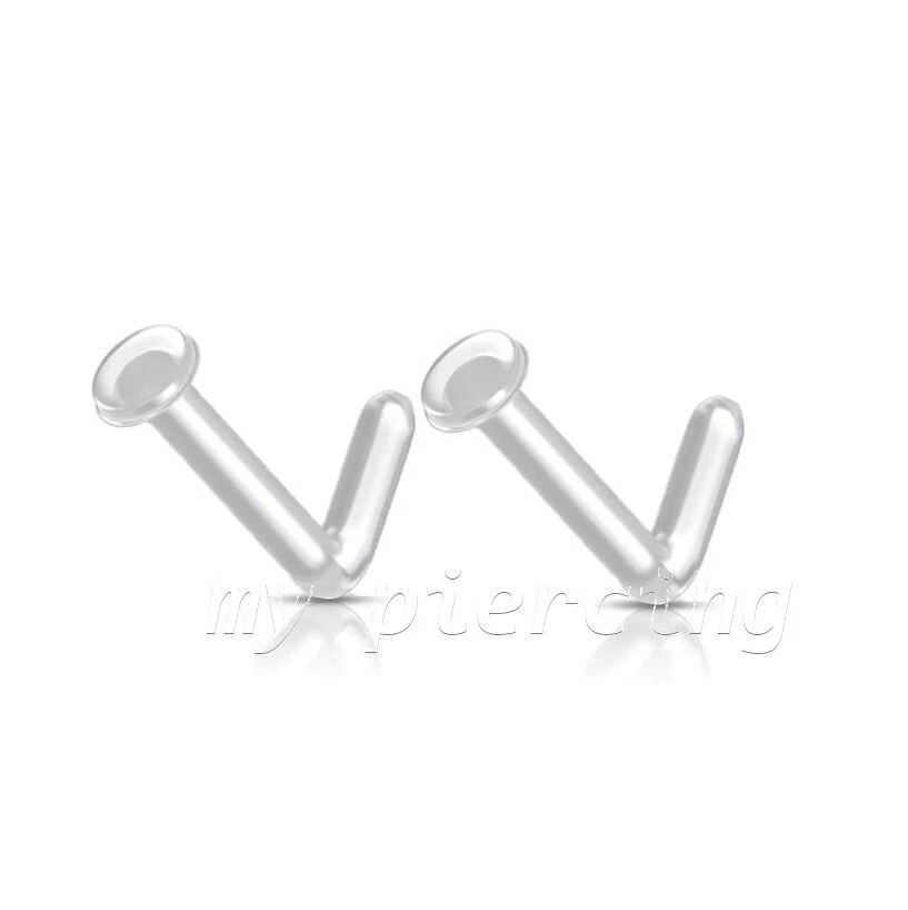 Metal nose ring hotsell with clear top