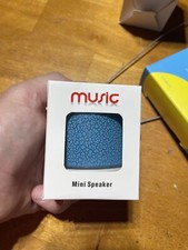 Portable Micro SD TF USB Mini Stereo Bluetooth Music Speaker Blue