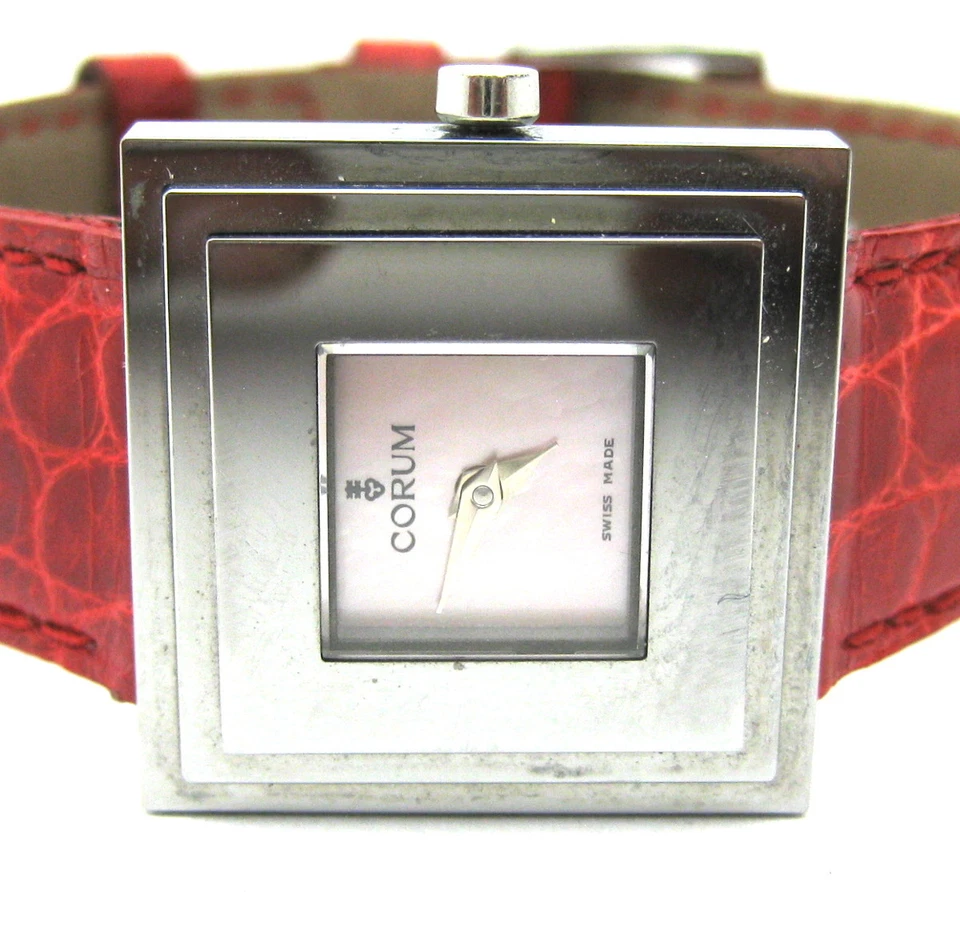 Reloj Pulsera Corum Sevigne 101.251.90 Rojo Madreperla