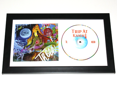 RAPPER TRIPPIE REDD SIGNED FRAMED 'TRIP AT KNIGHT' CD COVER ALBUM