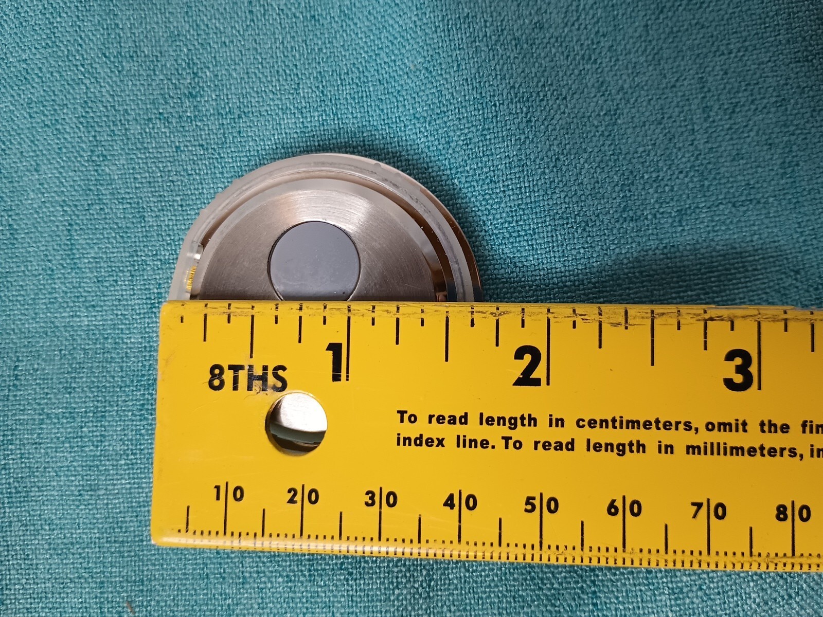 Waterford Crystal Replacement Gold Tone Clock Insert 1.5" New Open Box