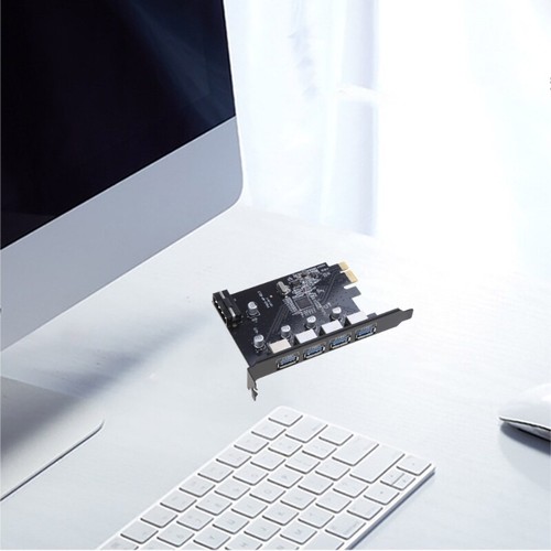 5Gbps Rapid Expansion of 4 USB3.0 Interfaces 4Port USB3.0 PCI-E Expansion Card - Picture 6 of 8