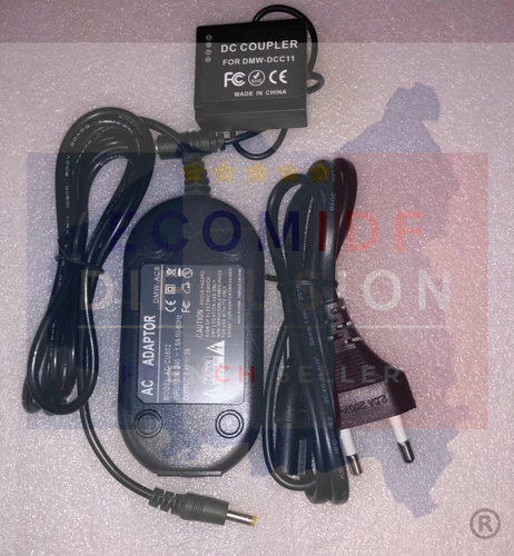 AC Adapter Adaptateur Compatible Panasonic,DMW-AC8 DC Coupleur DMW-DCC11 Inclus 