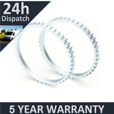 2X FOR RENAULT CLIO MK2 44 TOOTH 74.9MM ABS RELUCTOR RING DRIVESHAFT JOINT 0202