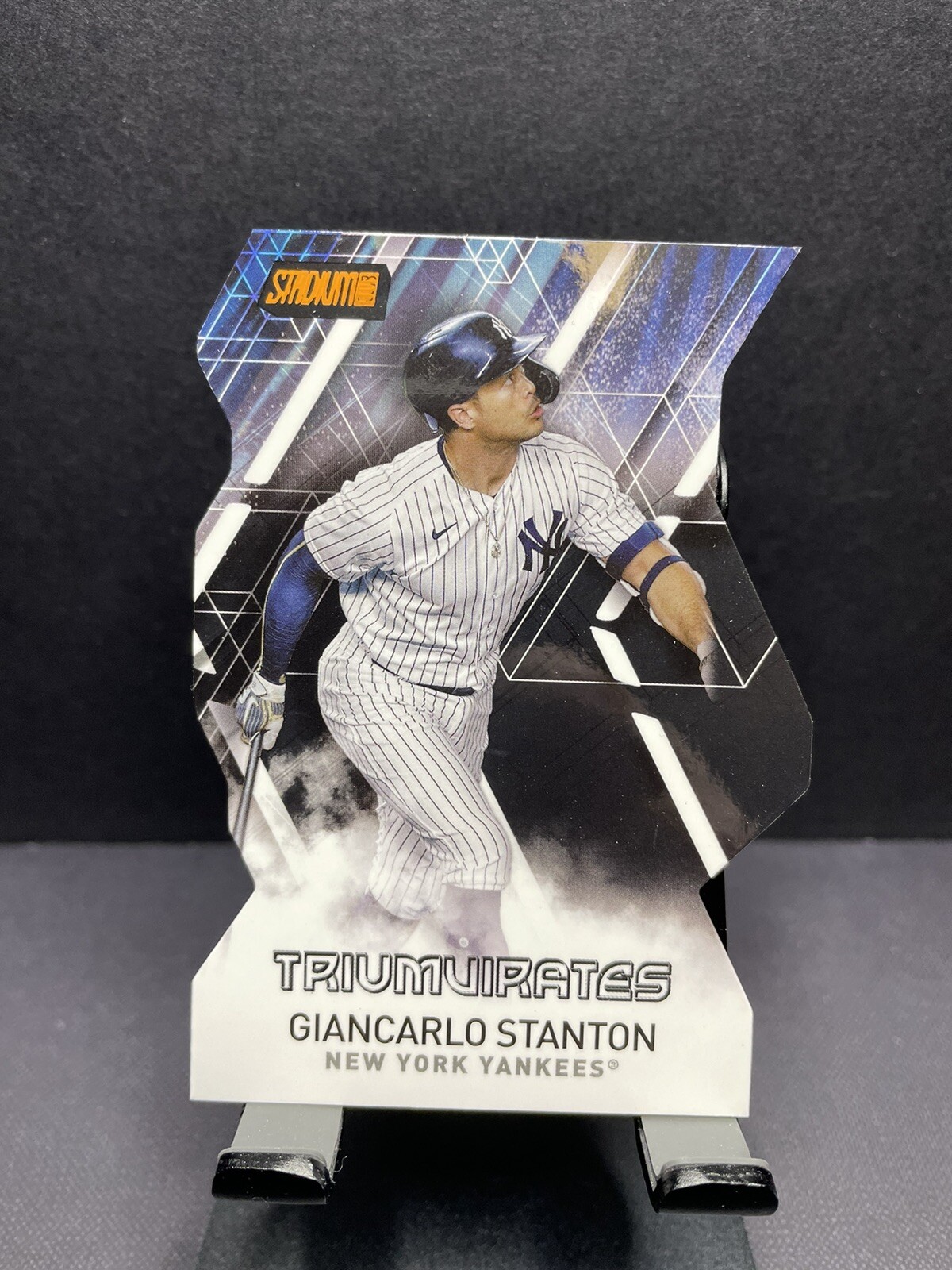 2021 Stadium Club Triumvirates Giancarlo Stanton Orange /50 #T-10