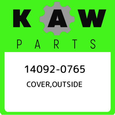 14092-0765 Kawasaki Cover,outside 140920765, New Genuine OEM Part
