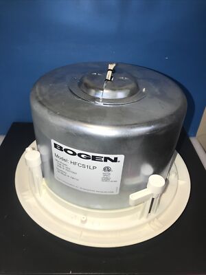 Lot of 2 BOGEN HFCS1LP, 6.5'' 2-Way In-Ceiling Speakers, 70v/100v/16 Ohm
