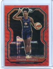 2021 Panini WNBA Prizm JASMINE THOMAS Red Wave Prizm #27 CONNECTICUT SUN