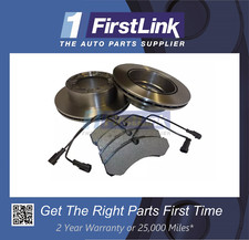 Optare Alero Bus 2001 - 2008 Rear Brake Discs Pads + Hand brake shoe