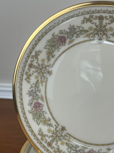 "5 platos de pan y mantequilla Lenox CASTLE GARDEN 6 1/4"": USADOS EN EXCELENTE ESTADO" - Imagen 4 de 9