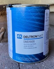 DMD1666 (Replaces PRL93) PPG Refinish Deltron 1 Quart Gold Yellow Pearl