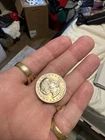 1979-P SUSAN B ANTHONY LIBERTY - RARE  - GOLD TONED COLOR $1 COIN