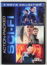 Action-Packed Sci-Fi 3-Movie Collection DVD VG Free Shipping