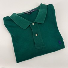 Polo Ralph Lauren Men's Green Classic Fit Polo Shirt Size XL
