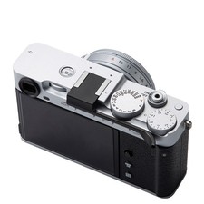 For Fuji X-E5 XE5 Thumbs Up Hand Grip Metal Thumb Grip with Hot Shoe Cover Black