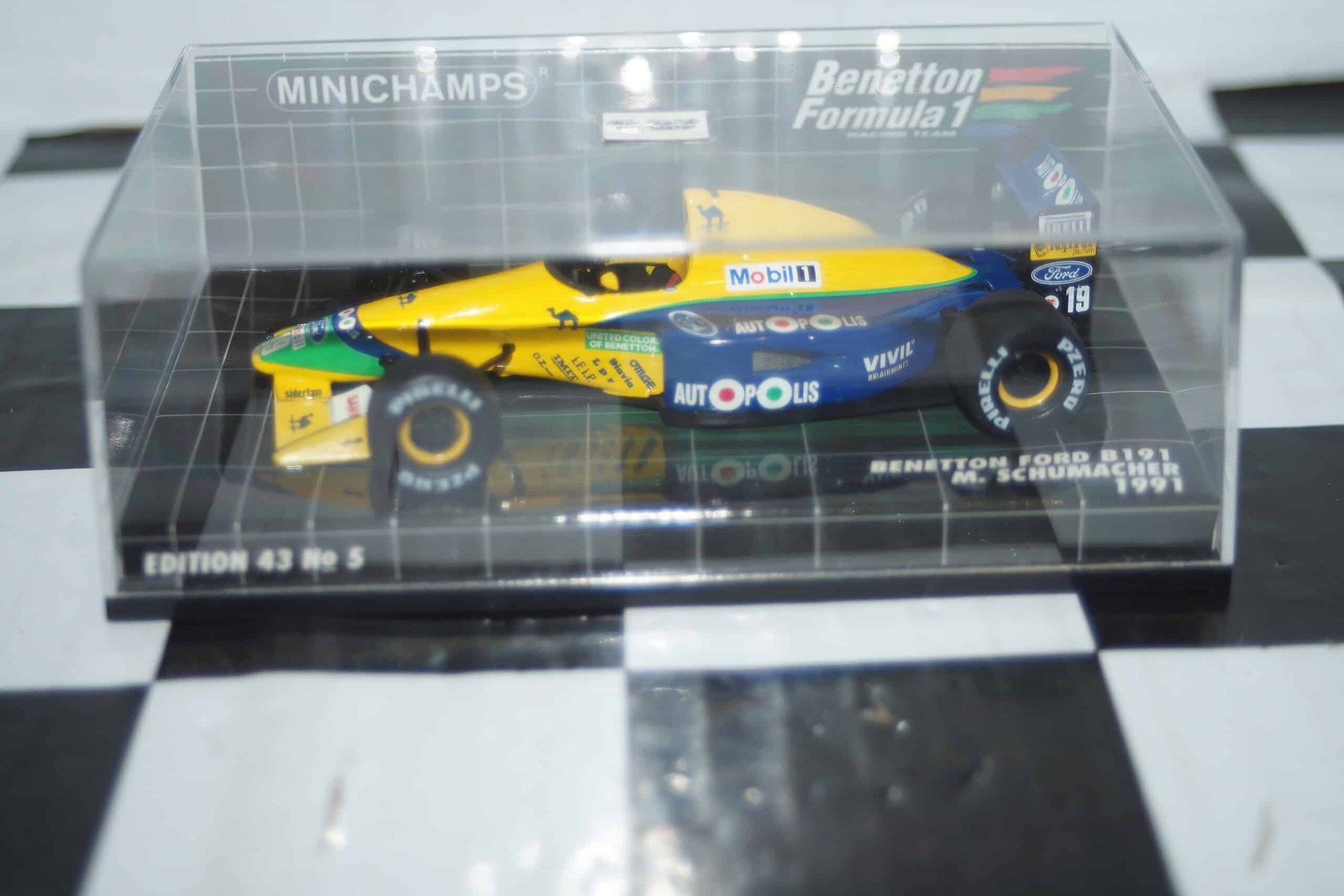 Minichamps Benetton Ford B191 1991, M.Schumacher 400 910119 1:43