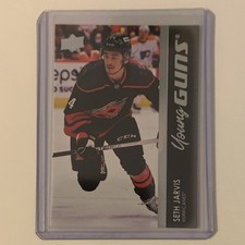 Upper Deck 2021-22 Extended Series Young Guns Seth Jarvis #745 Rookie Hurricanes