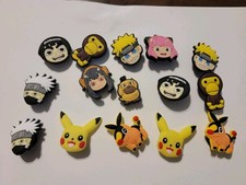 croc jibbitz shoe charms Lot Of 15 Anime And Adult Cartoons
